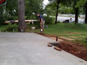 cement patio