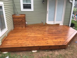 wood deck
